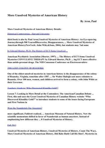 unsolved mysteries of the world ebook free download Ebook the download world of free mysteries unsolved
